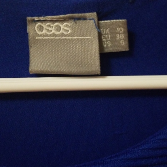 [ASOS] royal shift dress with crop top layer - Picture 2 of 3